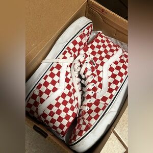 High top checkered VANS